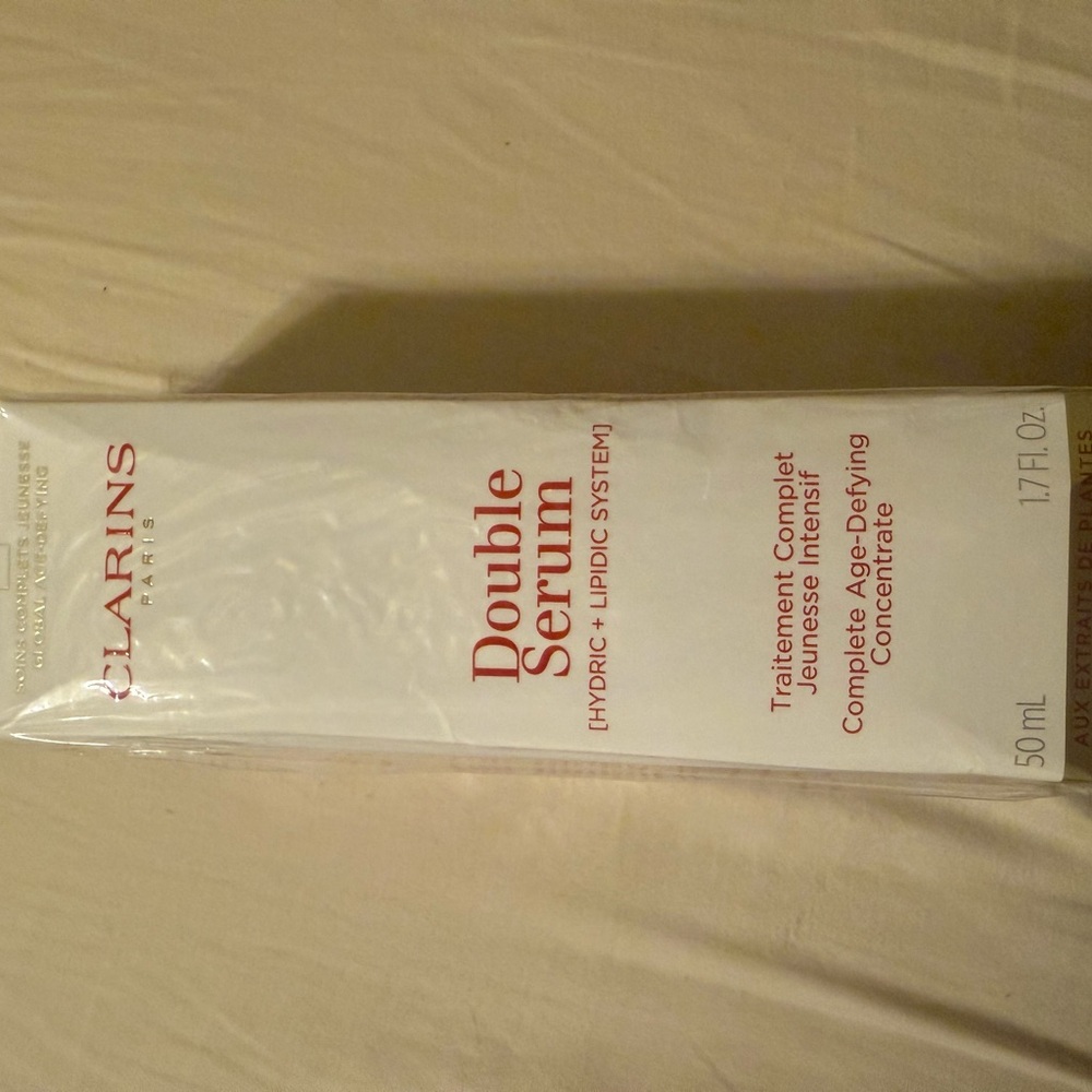 Clarins Double Serum - White and Red Packaging